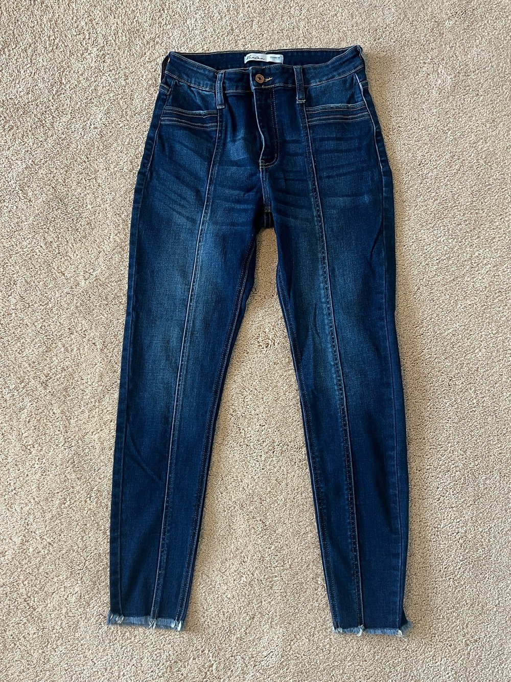 KanCan Dark Blue High-Rise Skinny Jeans